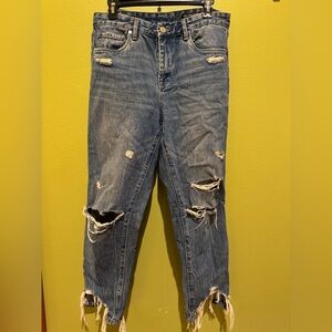 Blank NYC The Madison Crop Blue Denim